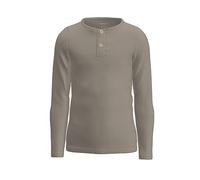 Name IT Nmmkab LS Top Noos Maglia a Maniche Lunghe, Bambini e Ragazzi, Beige, 104