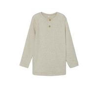 Name It Nmmkab Ls Top Noos, Maglia A Maniche Lunghe Bambini e ragazzi, Beige (Peyote Melange), 98