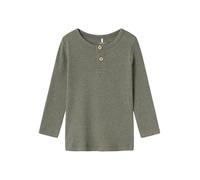 NAME IT Nmmkab LS Top Noos Maglia a Maniche Lunghe, Bambini e Ragazzi, Verde, 98