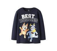 NAME IT Nmmodin Bluey LS Nreg Top Box Sky, Blazer Blu Marine, 92 Bambini e Ragazzi