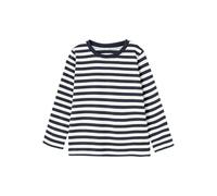 NAME IT NMMSALMO NREG LS Top Noos Maglia a Maniche Lunghe, Dark Sapphire/Stripes:Y/D Stripe, 92 Bambino