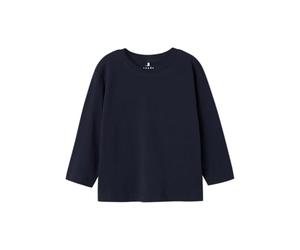 Name IT NMMVOBBO LS Top Noos, Maglia a Maniche Lunghe Bambino, Dark Sapphire,
