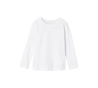 NAME IT NMMVOBBO LS Top Noos Maglia a Maniche Lunghe, Bright White, 116 cm Bambino