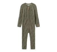 NAME IT Nmmwrilla Wool LS Knit Suit Pagliaccetto, Verde, 86 cm Bambini e Ragazzi