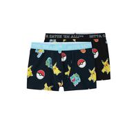 NAME IT Pantaloncini intimi 'NKMAsgar Pokemon' marino / giallo / nero / bianco, Taglia 122-128