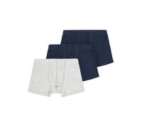 NAME IT NKMTIGHTS 3P Noos - Mutandine da Bambino, Colore Grigio Melange/Confezione: W/2 x Dark Sapphire, 104