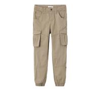 NAME IT NKMRYAN Cargo R TWI Pant 2222-BA Noos Corpo Manica Lunga, Pelle di Elefante, 158 Bambino