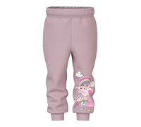 NAME IT Pantaloni 'NMFNori Peppa' limone / prugna / rosa / nero Bambini NAME IT 92
