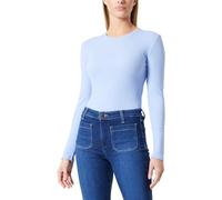 PIECES Pcruka LS Top Noos Maglietta a Maniche Lunghe, Ortensia, XL Donna