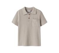 Name IT Polo Nkmhaksi SS Nreg, Grigio Chateau, 122/128 cm Bambini e Ragazzi