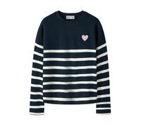 NAME IT Pullover 'NKFLine' blu scuro / bianco Bambini - Bimba - Ragazza (taglie 140-176) - Abbigliamento - Maglioni e felpe NAME IT 122-128