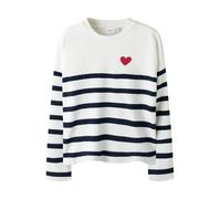 NAME IT Pullover 'NKFLine' zappiro / rosso / bianco Bambini - Bimba - Ragazza (taglie 140-176) - Abbigliamento - Maglioni e felpe NAME IT 158-164