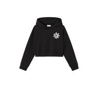 NAME IT Ragazza Nkfkory LS Crop RLX SWE Wh Bru PS Noos, Nero, 122-128