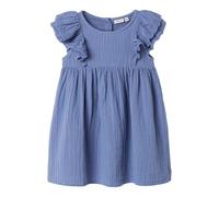 NAME IT Ragazza Nmfhakki Capsl Dress, Denim Sbiancato., 92 cm
