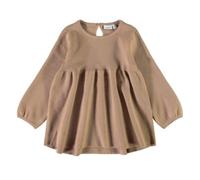 Name It Selia Knit tunica abito da ragazza beige caldo 86