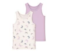 Name IT Serbatoio NmftTank Top 2P Jet Stream Butterfly Noos (Confezione da 2), Jet Stream, Numeric_98