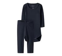 NAME IT Set Nbnkab LS Body Leggings Noos, Dark Sapphire, Numeric_62 Unisex, Sapphire Scuro, Numeric_62