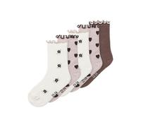 NAME IT Sock Nmfnetti 5P calzino, Mais Giallo, 31-33 (Pacco da 5) Bambine e Ragazze