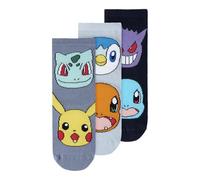 NAME IT Sock Nmmnoris Pokemon 3P-Calzini Sky, Blazer Blu Marine, 22-24 (Pacco da 3) Bambini e Ragazzi