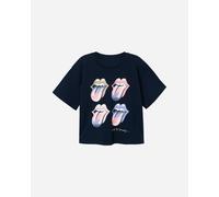 NAME IT Maglietta 'The Rolling Stone' blu scuro / lilla chiaro / rosa chiaro / bianco, Taglia 122-128