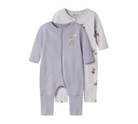 NAME IT Tutina da notte per neonato, confezione da 2 NBMNIGHTSUIT lilla | 92