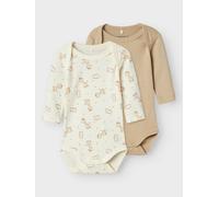 NAME IT Nbnbody unisex 3P Ls Jet Stream Giraffa Noos (confezione da 3), Jet Stream, numeric_68