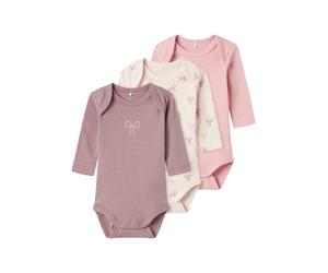 NAME IT Tutina / body per bambino crema / prugna / rosa Bambini NAME IT 50