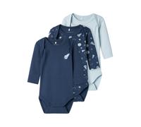 NAME IT Tutina / body per bambino 'Dark Space' navy / blu chiaro / bianco Bambini NAME IT 68