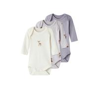 NAME IT Tutina / body per bambino marrone / sambuco / malva / bianco Bambini - Bimba - Bambina (taglie 92-140) - Abbigliamento - Intimo - Biancheria intima NAME IT 92