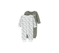 NAME IT Tutina da notte per neonato, confezione da 2 bianco | 50