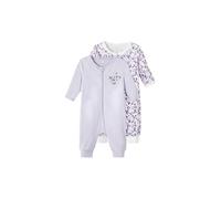 NAME IT Tutina da notte per neonato, confezione da 2 PURPLE FLOWER lilla | 92