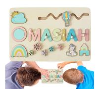 Name Jigsaw Puzzle - Alphabet Name Jigsaw Board Game for Boys, Toddler Puzzle Toy with Name | Funny Kids Alphabet Puzzle Shape Toy for Boys, Girls, Kids, Toddler