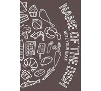 Name of the Dish - My Cooking Notes: Pocket-Sized Notebook for Chefs - Blank Lined Journal for Recipes & Notes. Meal Planner. Recipe Book. A Gift for Beginner Cooks, Cooking Lovers, and Master Chefs.