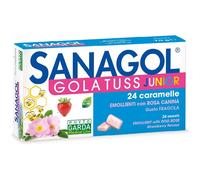 Named SANAGOL GOLA TUSS JUNIOR FRAGOLA 24 CARAMELLE