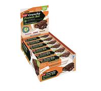NAMEDSPORT Crunchy Protein Bar Choco Brownie 24 x 40g | Barrette Proteiche 32% Proteine | Snack Proteici per Sport e Pre-Post Workout | Senza Olio di Palma | Barretta Energetica Ricoperta Cioccolato