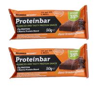 NAMEDSPORT® Proteinbar Choco Brownies Flavour 2x50 g Barretta