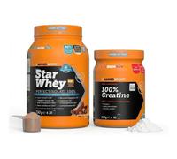 NAMEDSPORT Star Whey Isolate Proteine 750g Cioccolato + 100% Creatine in Polvere