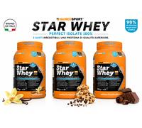 NamedSport STAR WHEY Siero del Latte Isolato Proteine gluten free low sugar 750