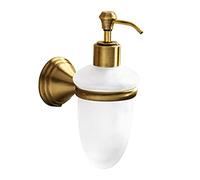 Nameeks 7581-44 - Dispenser per sapone in vetro satinato, colore: Bronzo