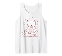 Nameowste - Gatto Zen Meditazione per Amanti dei Gatti, Carino e Divertente Canotta