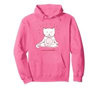 Nameowste - Gatto Zen Meditazione per Amanti dei Gatti, Carino e Divertente Felpa con Cappuccio