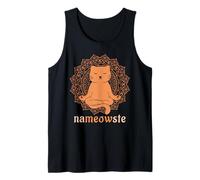 Nameowste - Mandala, Motivo: Gatto in Posa Zen, per Meditazione Canotta