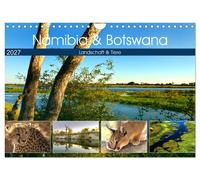 Namibia & Botswana (Wandkalender 2027 DIN A4 quer), CALVENDO Monatskalender