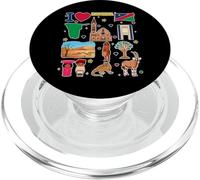 Namibia, mano, disegnato, simboli, namibia, mappa, culturale, icone PopSockets PopGrip per MagSafe