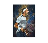 NAMNNE Poster E Stampe 60 * 80cm Senza Cornice Federer Tennis Poster e foto stampa casa moderna