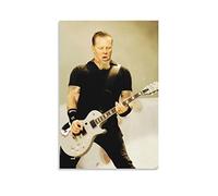 NAMNNE Quadri Su Tela 40 * 60cm Senza Cornice James Hetfield Room Decor per ragazze adolescenti pittura murale per vivere bagno casa cucina arte della parete