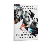 NAMNNE Quadro Su Tela 30 * 50cm Senza Cornice Swedish House Mafia Electronic Dance Band Poster Soggiorno Camera da letto Pittura Opera d'arte