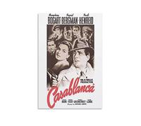 NAMNNE Stampe Quadri 50 * 70cm Senza Cornice Humphrey Bogart Ingrid Bergman Paul Henreid Sydney Greenstreet Claude Rains Peter Lorre Poster Estetica