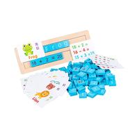 NAMOARLY 1 Set giocattolo del blocco del gioco della lettera giocattoli per giocattoli toys giocattolo corrispondente che contano il giocattolo di legno Blue