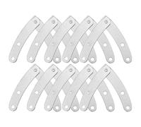 NAMOARLY 10 Pezzi Cerniere di Supporto per Coperchio Scatole Piccole in Ferro Resistente Fori per Viti Rotondi, Cerniere a Discesa per Contenitori Coperchio, Adatte per Armadietti e